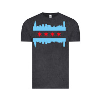 Vintage Black awesome chicago city Vintage Tee - artisFamous