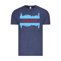Vintage Denim awesome chicago city Vintage Tee - artisFamous