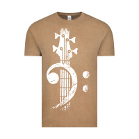 Vintage Coffee musical guitar bass Vintage Tee - artisFamous