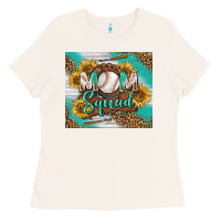 Bone Baseball Mom Squad Tumbler Ladies Tee - BundleAndBundleShop