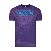Cloud Purple why are you so obsessed with me Vintage Tee - artisFamous