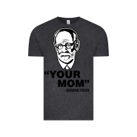 Vintage Black your mom  Sigmund Freud Vintage Tee - artisFamous