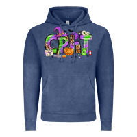 Vintage Denim Halloween CPHT Pharmacy Technician Vintage Hoodie - texasbilliewilder