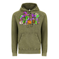 Vintage Olive Halloween CPHT Pharmacy Technician Vintage Hoodie - texasbilliewilder
