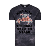 Cloud Black mess with the crabo you get the stabo Vintage Tee - artisFamous