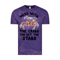 Cloud Purple mess with the crabo you get the stabo Vintage Tee - artisFamous