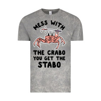 Mess With The Crabo You Get The Stabo Vintage Tee | Teevron