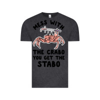 Vintage Black mess with the crabo you get the stabo Vintage Tee - artisFamous