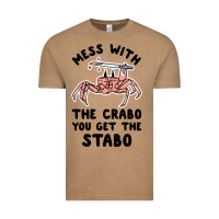 Vintage Coffee mess with the crabo you get the stabo Vintage Tee - artisFamous