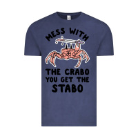 Vintage Denim mess with the crabo you get the stabo Vintage Tee - artisFamous