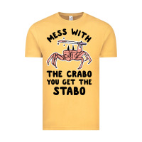 Vintage Mustard mess with the crabo you get the stabo Vintage Tee - artisFamous