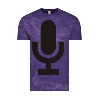 Cloud Purple microphone funny music Vintage Tee - artisFamous