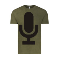 Vintage Olive microphone funny music Vintage Tee - artisFamous