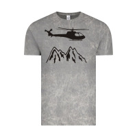 Cloud Rock mountain rescue helicopter funny Vintage Tee - artisFamous