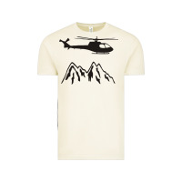 Vintage Arctic mountain rescue helicopter funny Vintage Tee - artisFamous