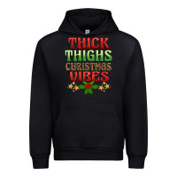 Black thick thighs christmas vibes Urban Hoodie - BarkalooDesign