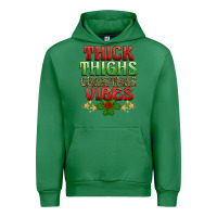 Emerald thick thighs christmas vibes Urban Hoodie - BarkalooDesign