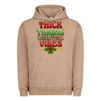 Pigment Burro thick thighs christmas vibes Urban Hoodie - BarkalooDesign