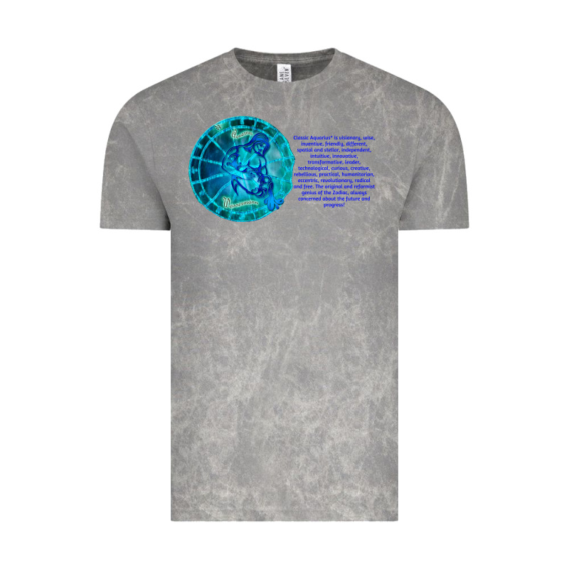 Aquarius Sign Zodiac Astrology Horoscope T-shirt Vintage Tee by artisFamous | Teevron