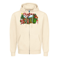 Sandshell Christmas Crew Zipper Hoodie - FaDigitalArtStudio