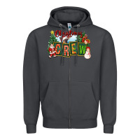 Smoke Christmas Crew Zipper Hoodie - FaDigitalArtStudio