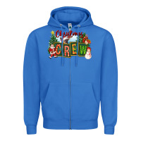 True Royal Christmas Crew Zipper Hoodie - FaDigitalArtStudio