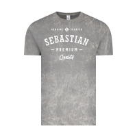 Cloud Rock Sebastian Personalized Name Mens Birthday Vintage Tee - artisFamous
