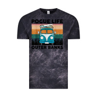 Cloud Black pogue life outer banks retro vintage Vintage Tee - artisFamous