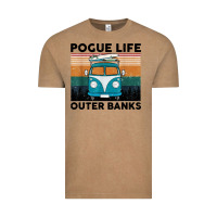 Vintage Coffee pogue life outer banks retro vintage Vintage Tee - artisFamous