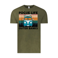 Vintage Olive pogue life outer banks retro vintage Vintage Tee - artisFamous