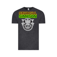 Vintage Black Sturgill Simpson De Oppresso Liber Vintage Tee - artisFamous