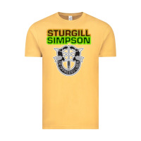 Vintage Mustard Sturgill Simpson De Oppresso Liber Vintage Tee - artisFamous