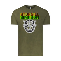 Vintage Olive Sturgill Simpson De Oppresso Liber Vintage Tee - artisFamous