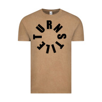 Vintage Coffee TURNSTILE BLACK ON WHITE Vintage Tee - artisFamous