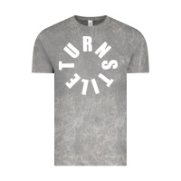 Cloud Rock TURNSTILE WHITE ON BLACK. Vintage Tee - artisFamous