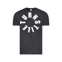 Vintage Black TURNSTILE WHITE ON BLACK. Vintage Tee - artisFamous
