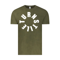 Vintage Olive TURNSTILE WHITE ON BLACK. Vintage Tee - artisFamous