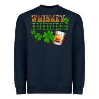 Navy St. Patrick's Day whiskey business Heavyweight Sweatshirt - OliviaCreatesArt