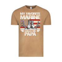 Vintage Camel marine papa, gifts my favorite marine calls me pa pa military mother Vintage Tee - artisFamous
