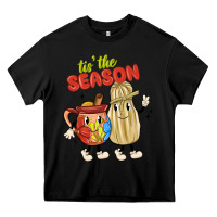 Black tis' the season mexican food Heavy Core Tee - MaliasSmallBusiness