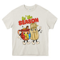 Cream tis' the season mexican food Heavy Core Tee - MaliasSmallBusiness