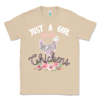 Mushroom Just a girl who loves chickens Classic Tee - Bettercallsaul