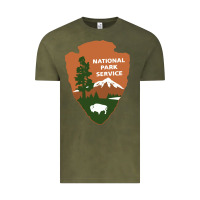 Vintage Olive national park service Vintage Tee - artisFamous