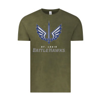 Vintage Olive battle hawks football Vintage Tee - artisFamous