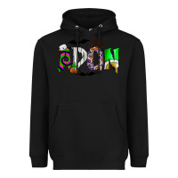 Black adon Heavyweight Hoodie - CowhideDigitalArt