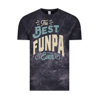 The Best Funpa Ever - Mens Funny Dad And Grandpa Vintage Tee | Teevron
