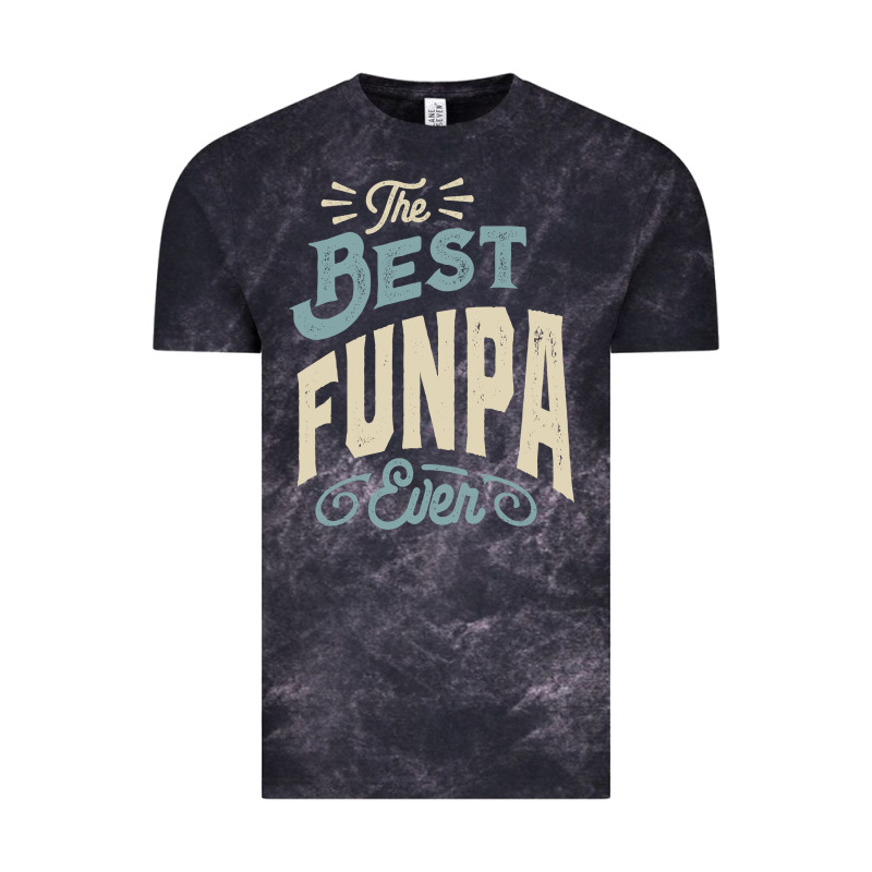The Best Funpa Ever - Mens Funny Dad And Grandpa Vintage Tee by artisFamous | Teevron