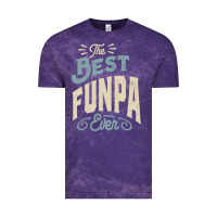 Cloud Purple The Best Funpa Ever - Mens Funny Dad and Grandpa Vintage Tee - artisFamous