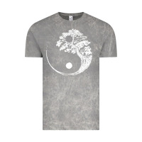 Cloud Rock yin yang bonsai tree Vintage Tee - artisFamous