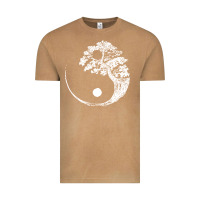 Vintage Camel yin yang bonsai tree Vintage Tee - artisFamous